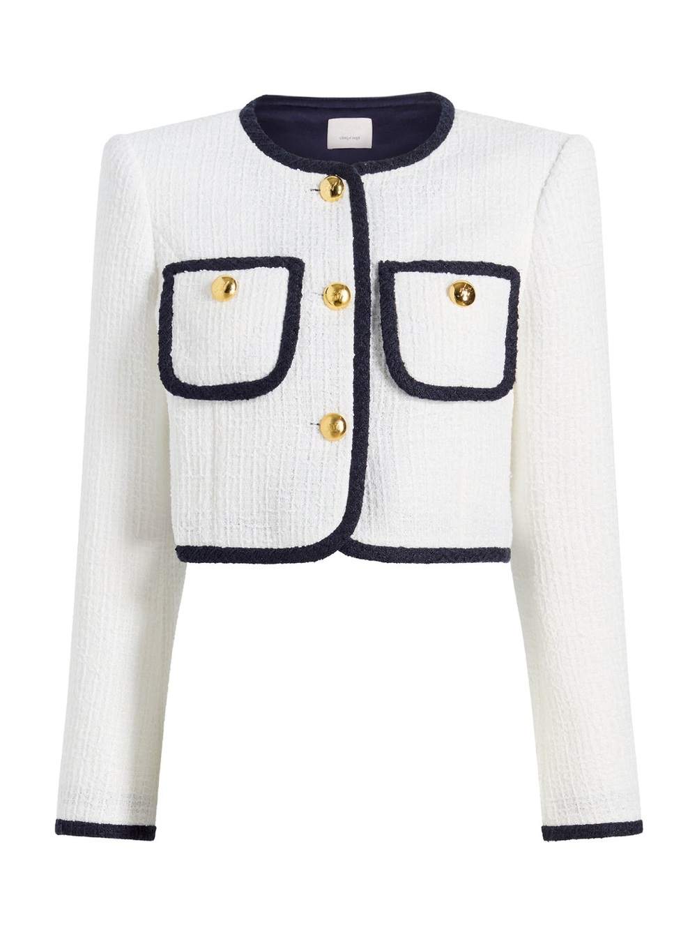 CINQ À SEPT Contrast Auden Jacket (Size 2)